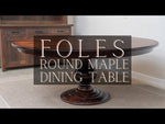 72" Foles Round Maple Dining Table