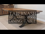 8' Tabernash Reclaimed Oak Barnwood Dining Table, Provincial