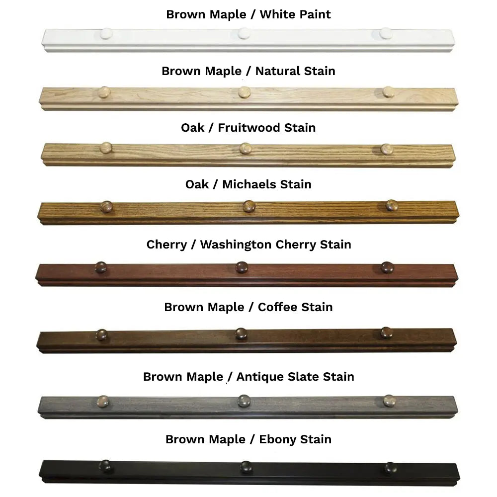 Quilt Wood and Stain Options