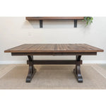 72" Pathway Expandable Barnwood Dining Table