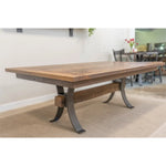 Rustic Dining Table with Timber Beam