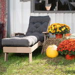 rustic outdoor chaise lounge