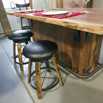 Whiskey Barrel Bar Stool