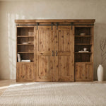 Willow Barndoor Bookcase Bed