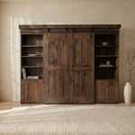 Willow Barndoor Bookcase Bed