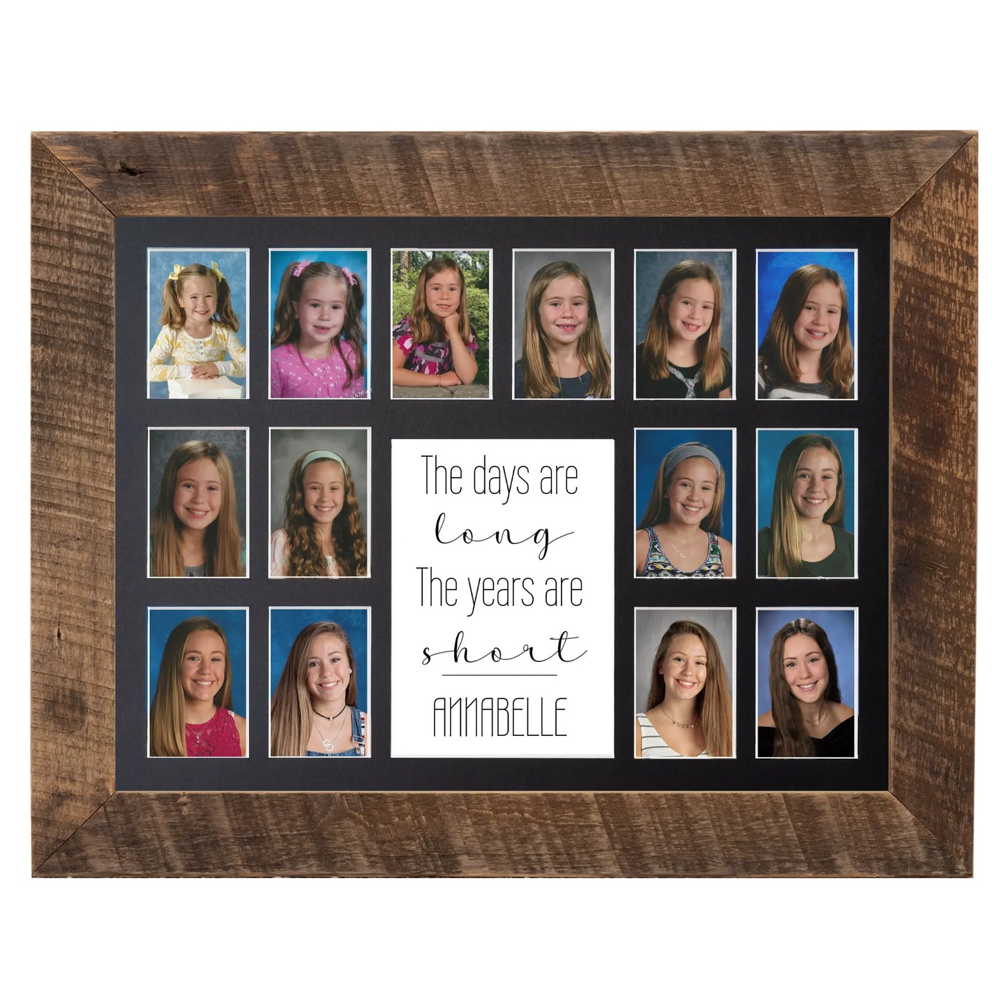 12x16 School Photos Barnwood Frame 1Prek Customized