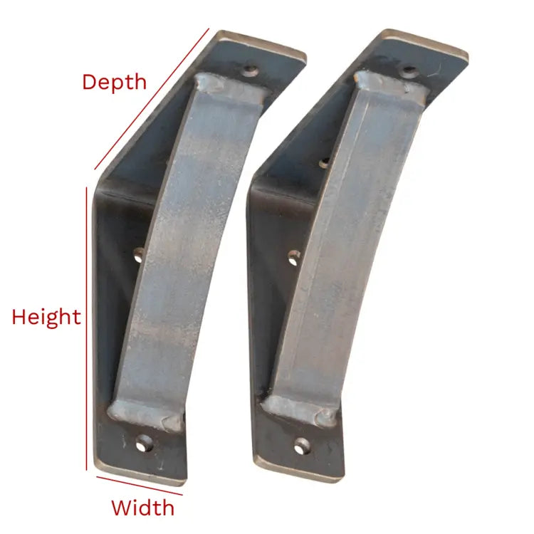 steel shelf bracket - heavy duty