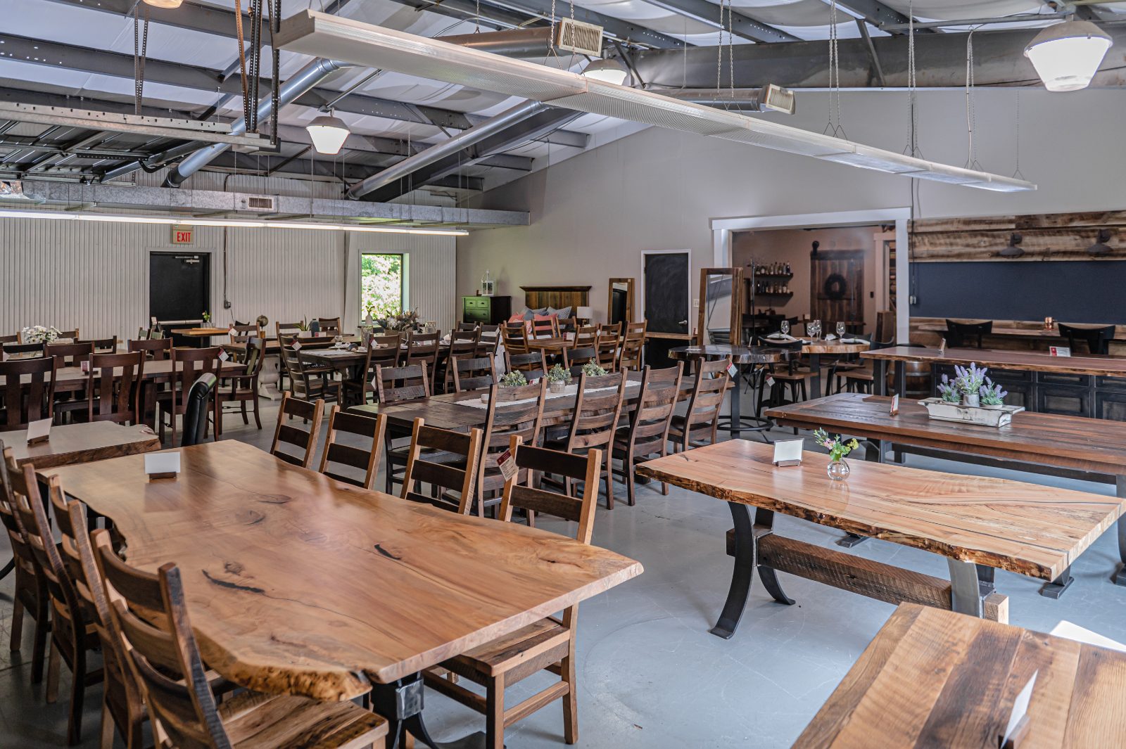 Inside the Rustic Red Door showroom
