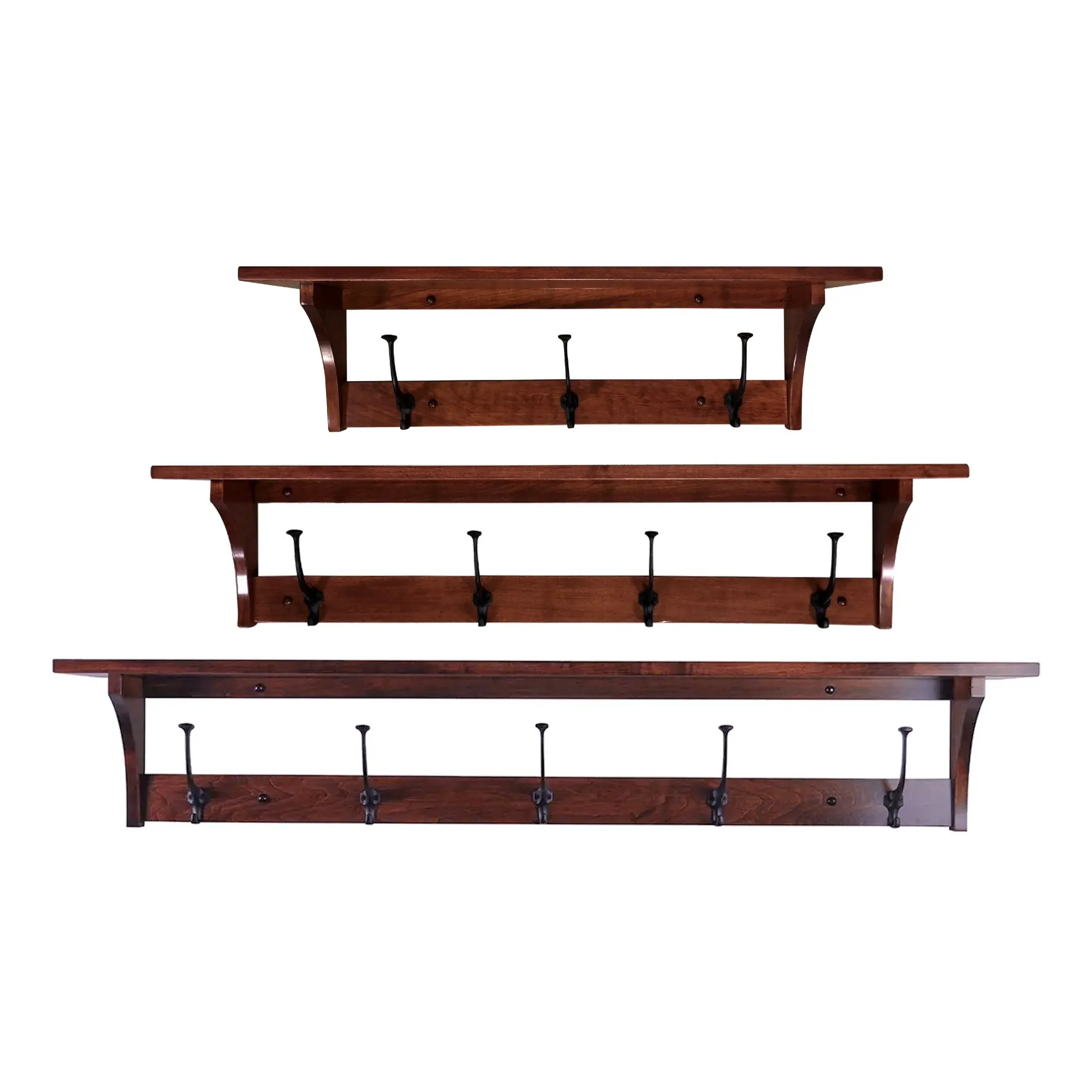 White Coat Rack With Oak Shelf Shabby Chic Coat Storage With Shelf