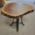 Small Round Live Edge Table