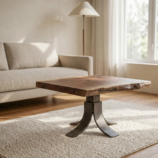 19 " Live Edge Walnut Coffee Table