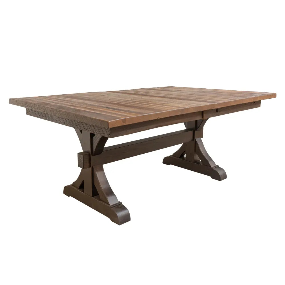 Solid Wood Extendable Dining Table, Provincial Finish
