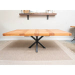 square dining table with leaf