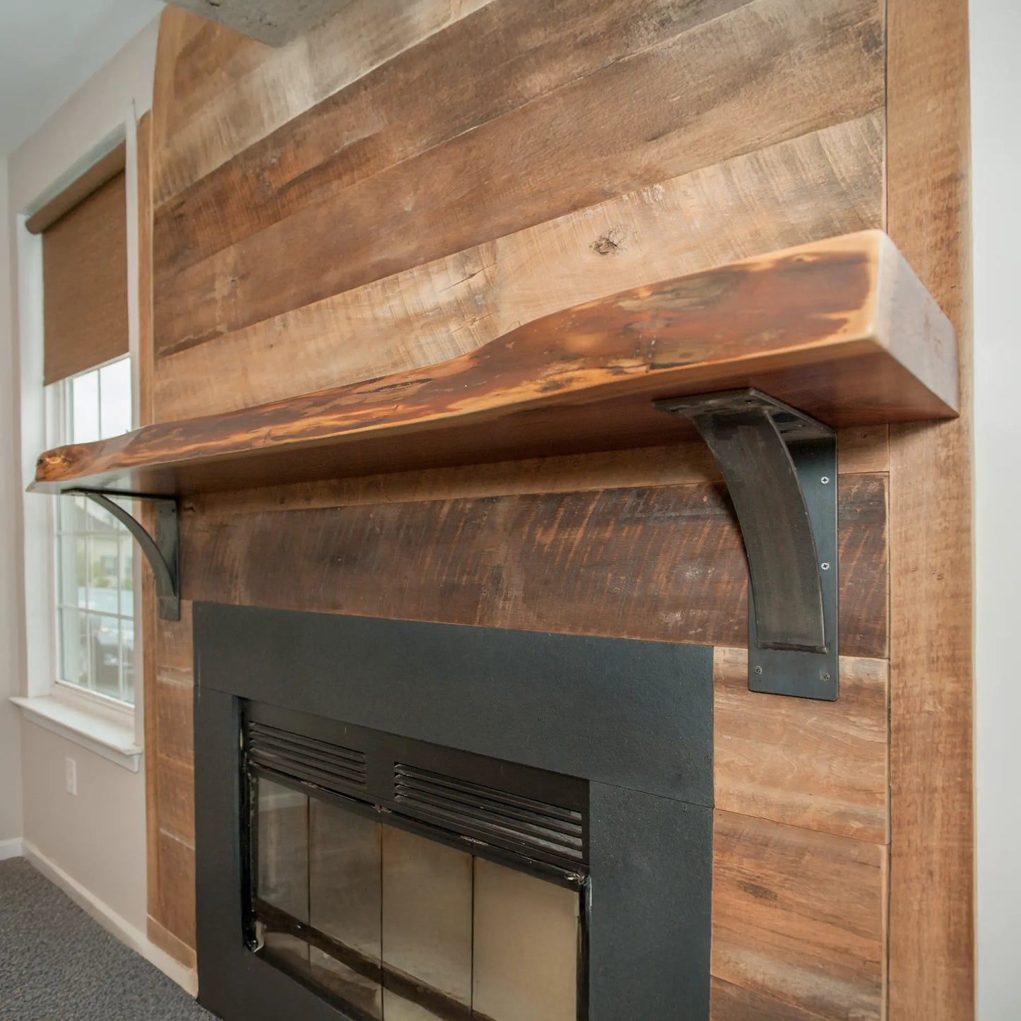 Arch Heavy Duty Steel Mantel Bracket