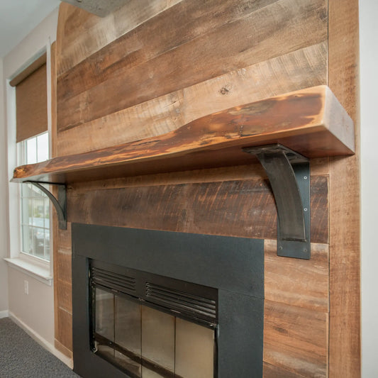 Arch Heavy Duty Steel Mantel Bracket