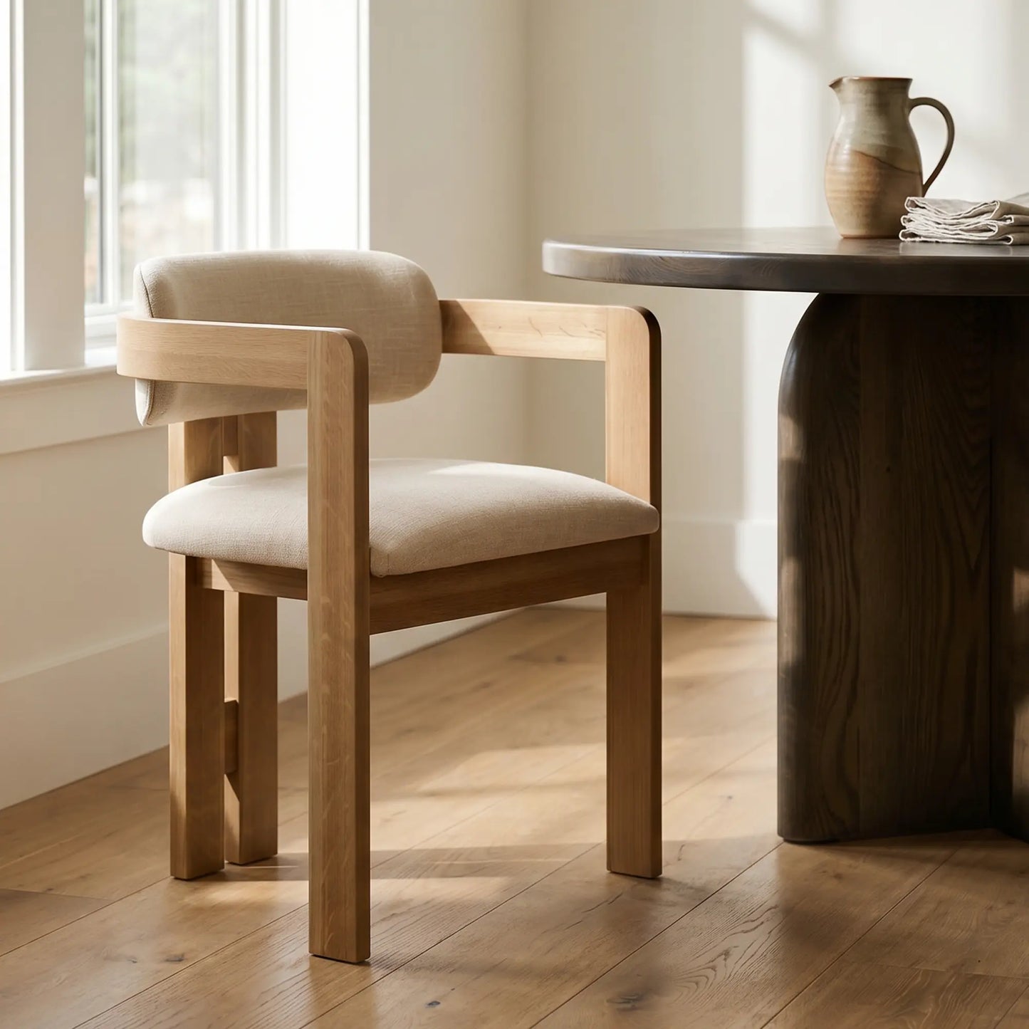 Tessa Mid Century Modern Upholstered Chair