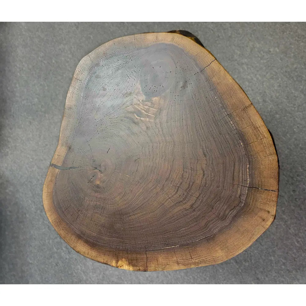 Top of Round Live Edge End Table