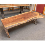 Custom Live Edge Waterfall Coffee Table