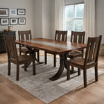 Custom Walnut River Dining Table