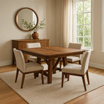 Hawthorne Walnut Square Dining Table