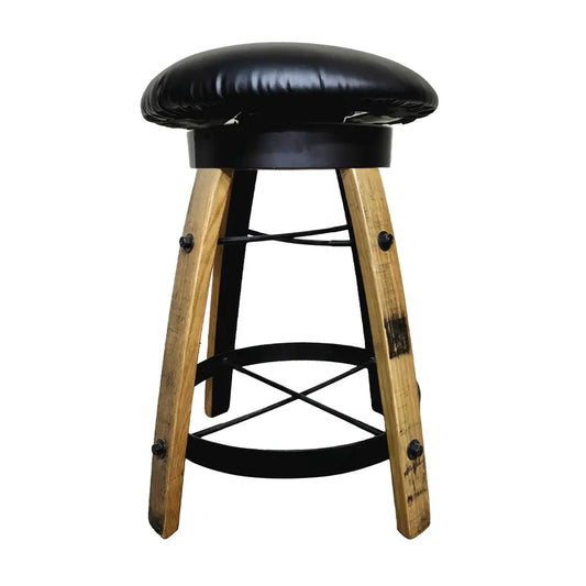 Whiskey Barrel Bar Stool