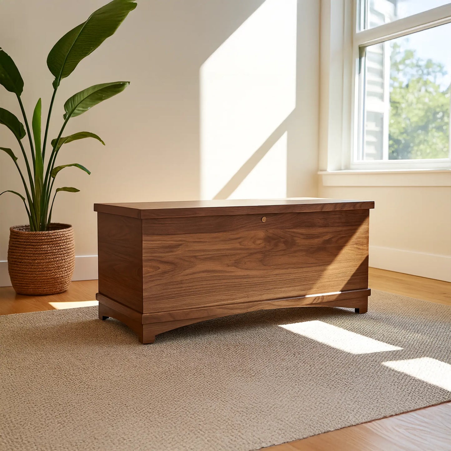 Whitley Walnut Wood Hope Chest