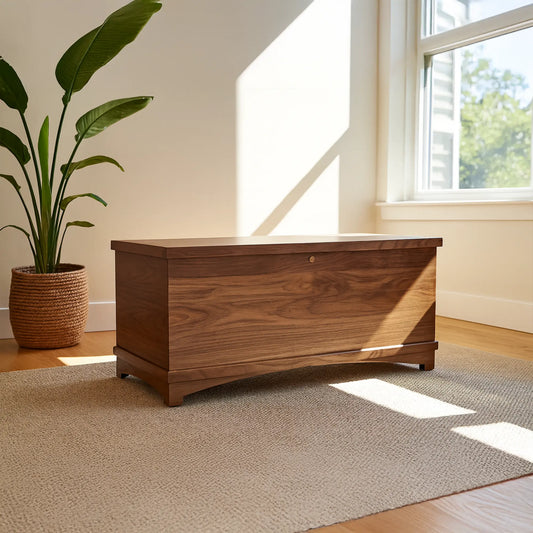 Whitley Walnut Wood Hope Chest