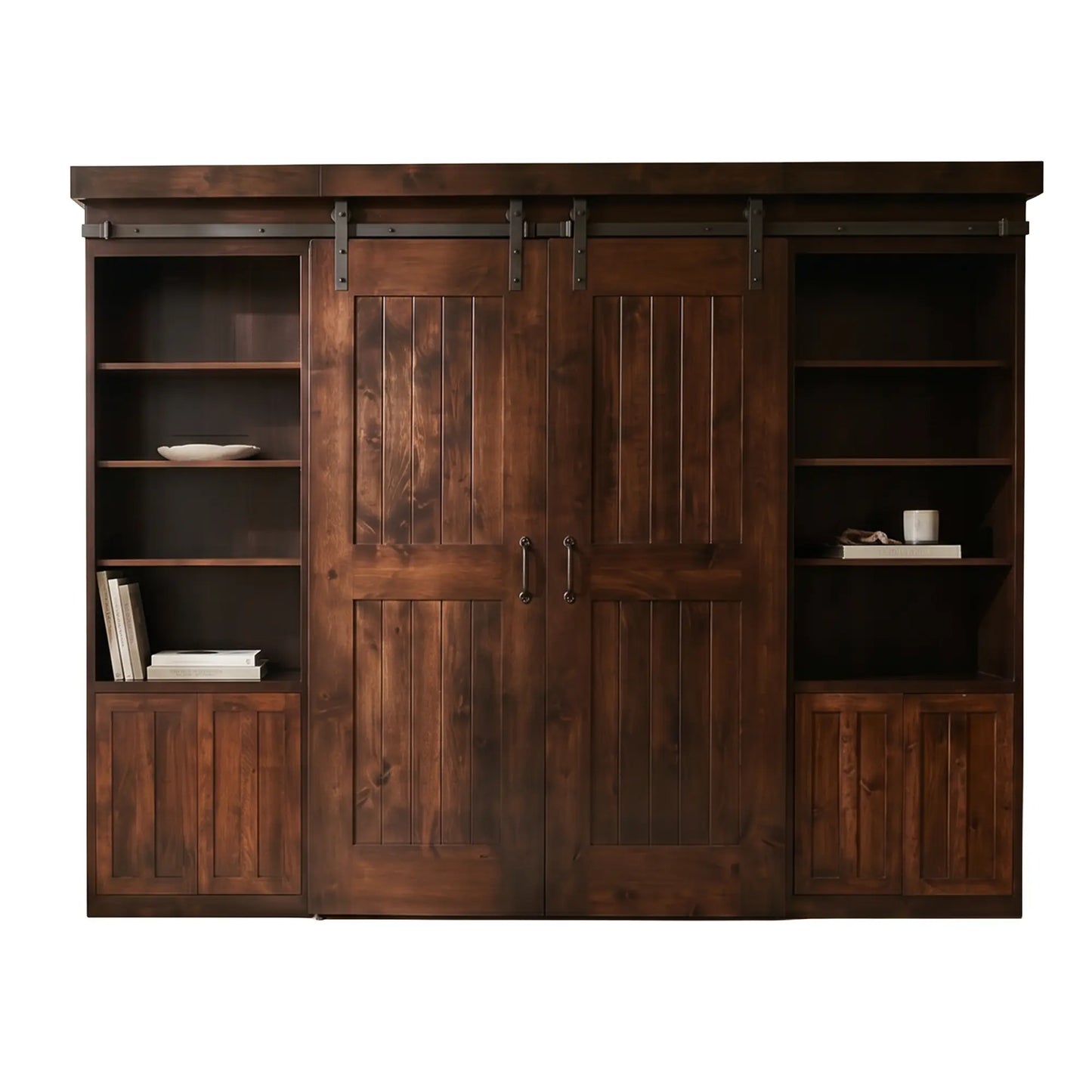Willow Barndoor Bookcase Bed