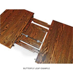 Finlay Brown Maple Butterfly Leaf Dining Table