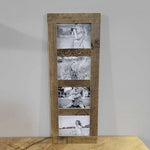 Rustic Picture Frame, 4 Openings