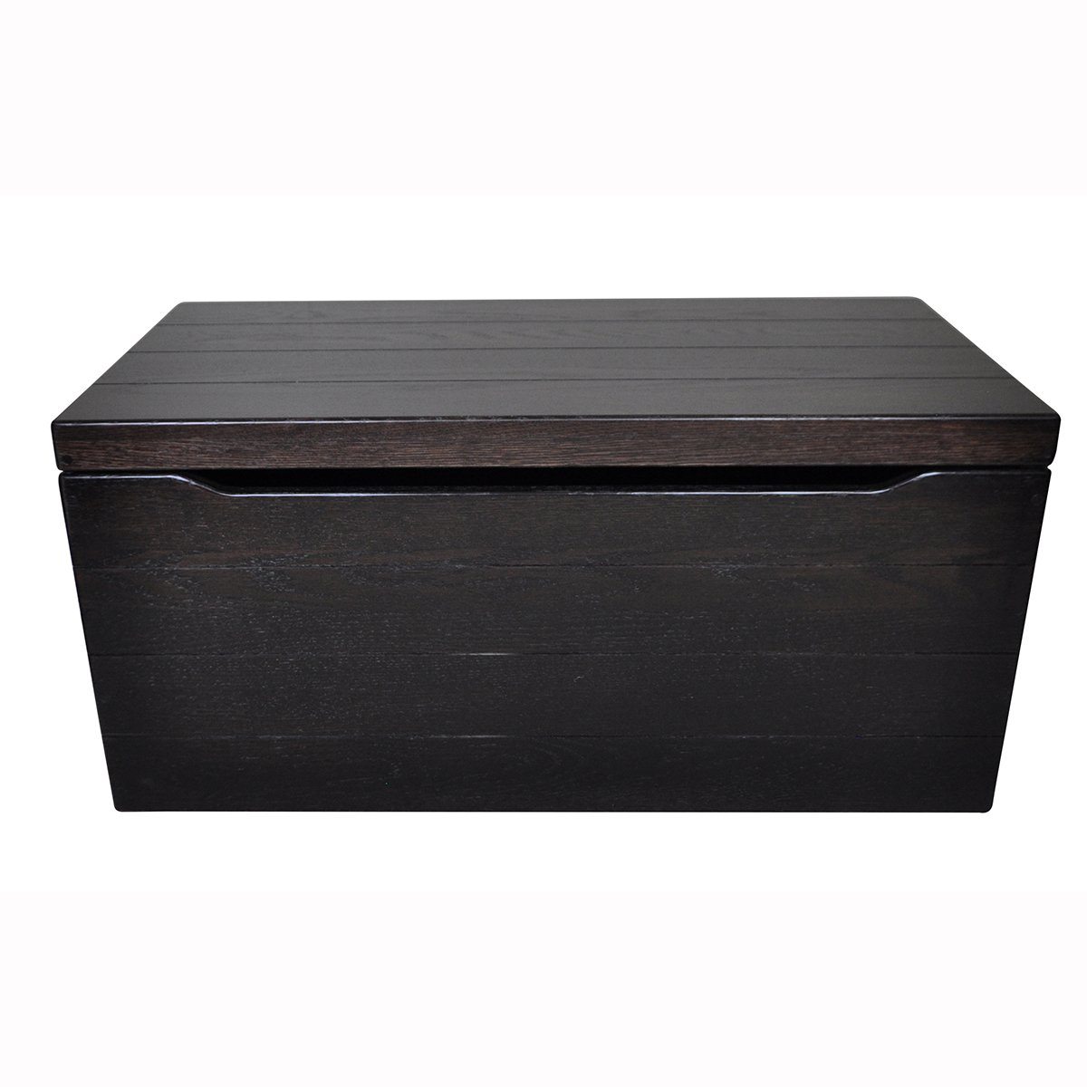 Black Blanket Chest, Oak Wood, Onyx Stain