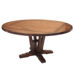 Square and Round Dining Table with Drop Leaves