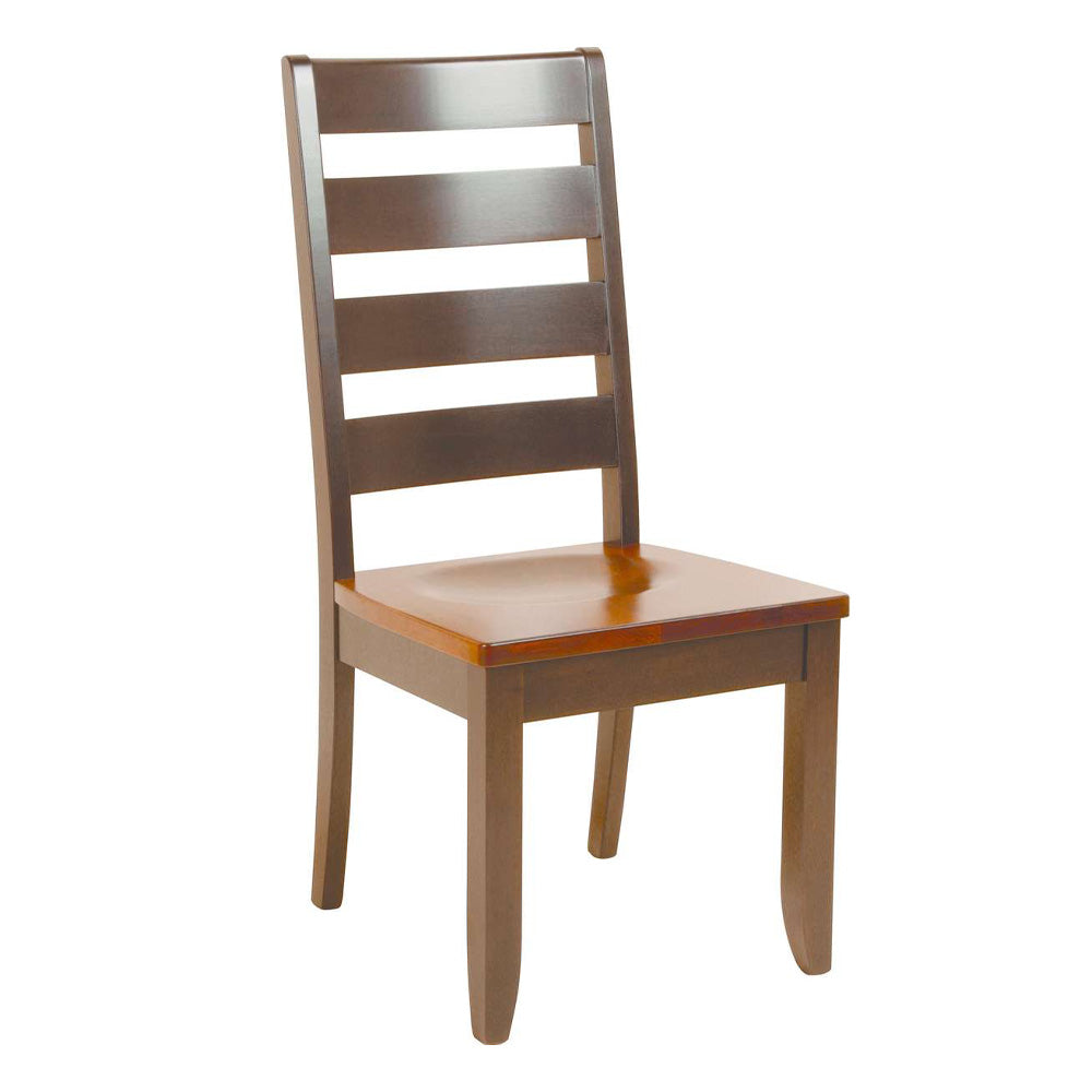 Dayton Ladder Dining Chair, Solid Wood