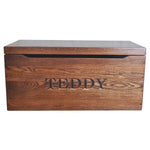 Example of Engraved Wooden Toy Chest
