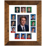 13 opening school year photo white mat barnwood frame example