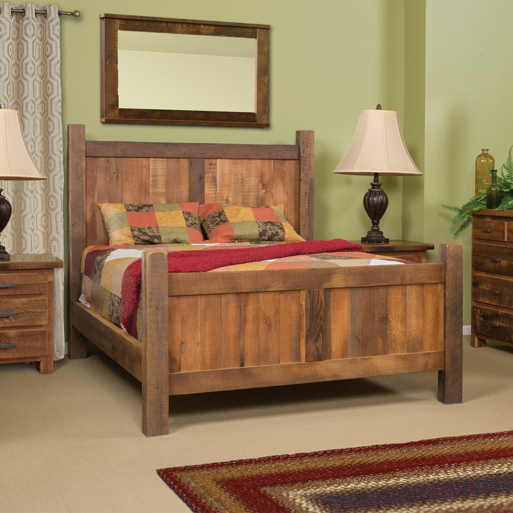 Rustic queen store bed frames