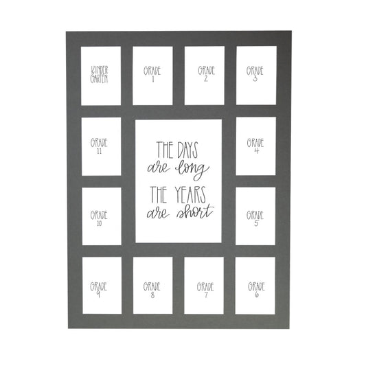 school year picture mat in Gray