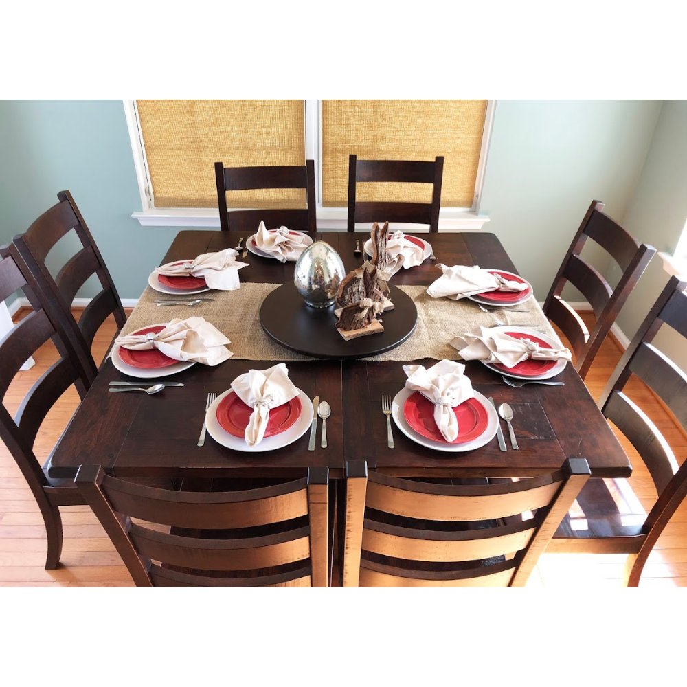 Square kitchen online table for 6