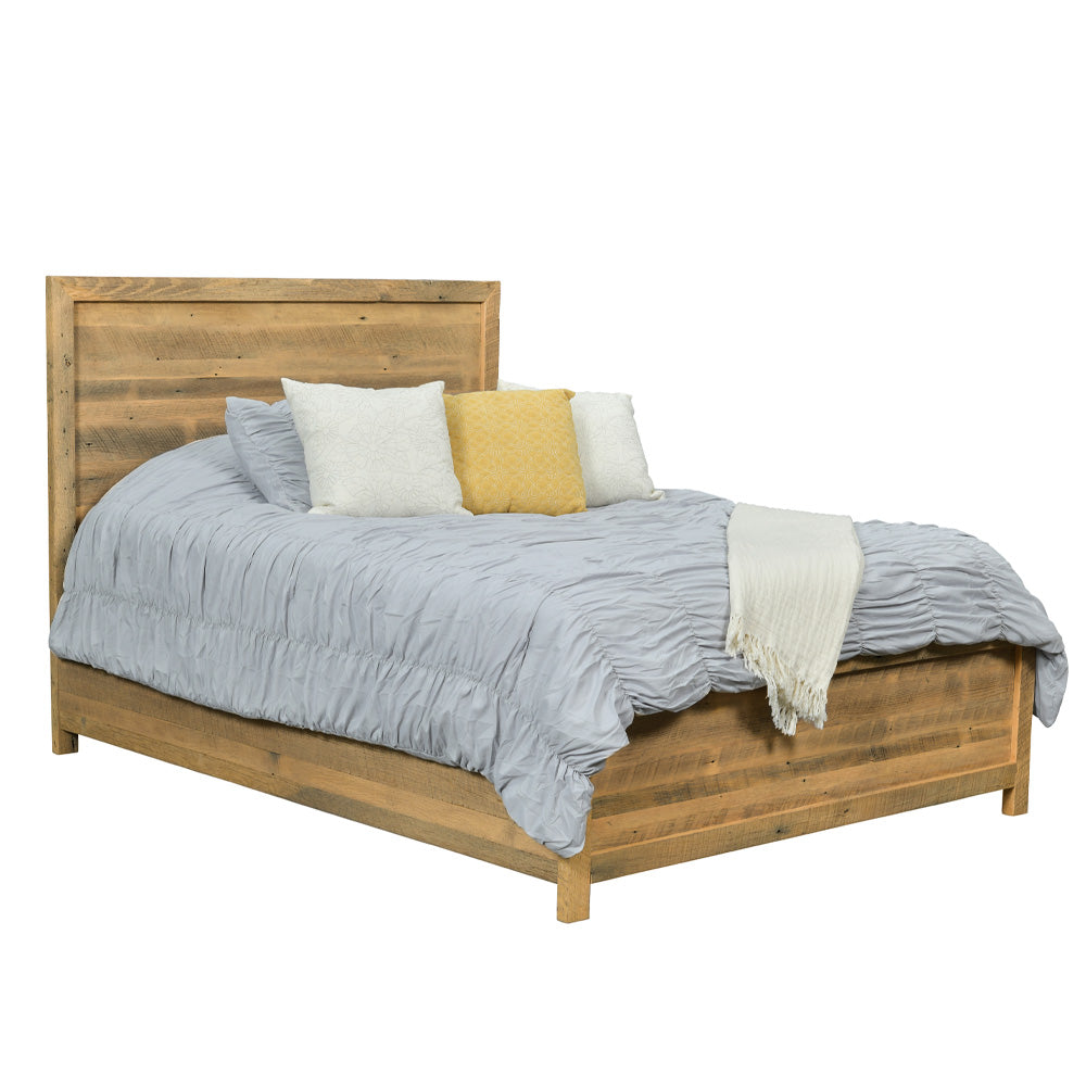 Madison Reclaimed Wood Panel Bed Frame