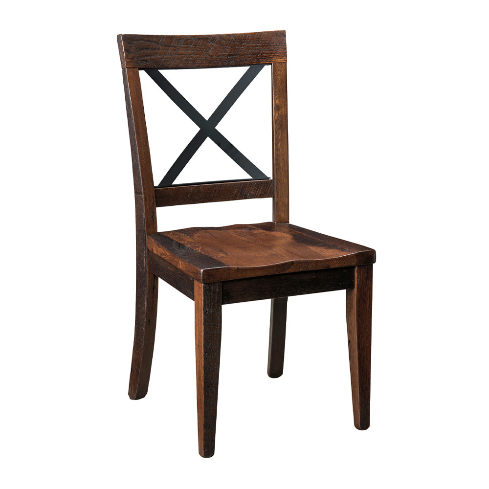 Norway X-Back Barnwood Dining Chair