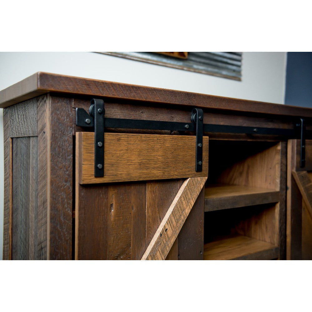 Sliding Barn Doors TV Stand