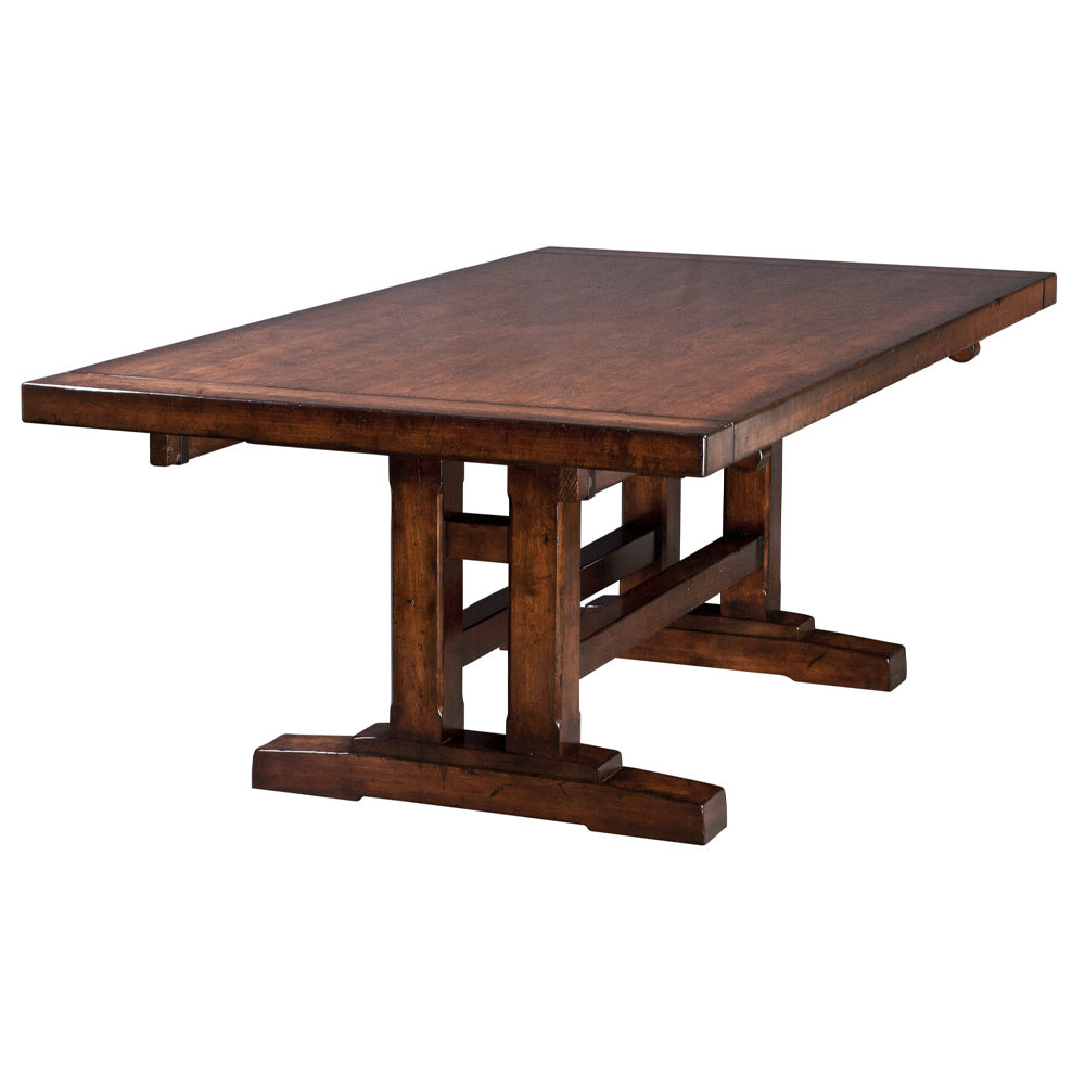 Portland Wood Trestle Dining Table