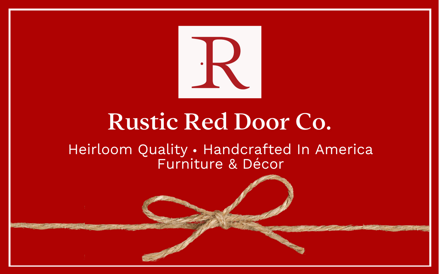 Rustic Red Door Co. Gift Card