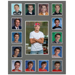 gray school year picture frame
