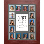 Red Frame Gray Mat School Year Photos class year