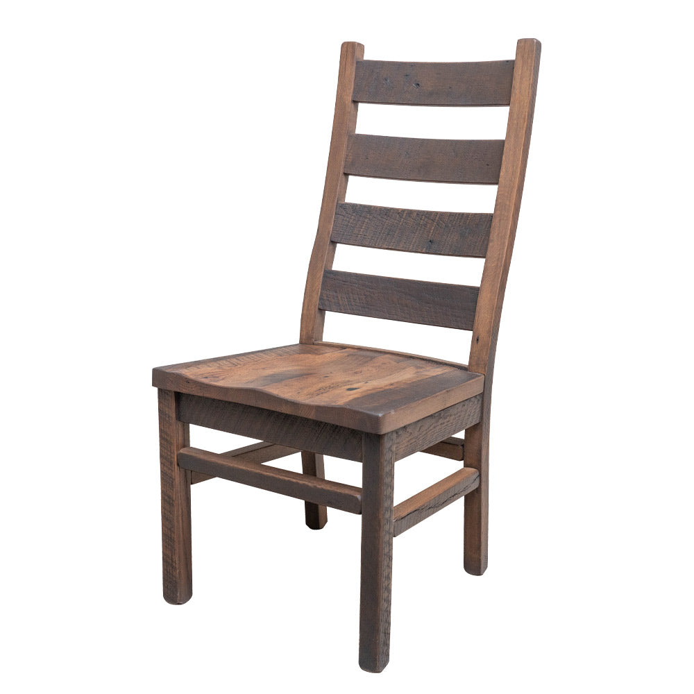 Akron Provincial Reclaimed Wood Dining Chairs