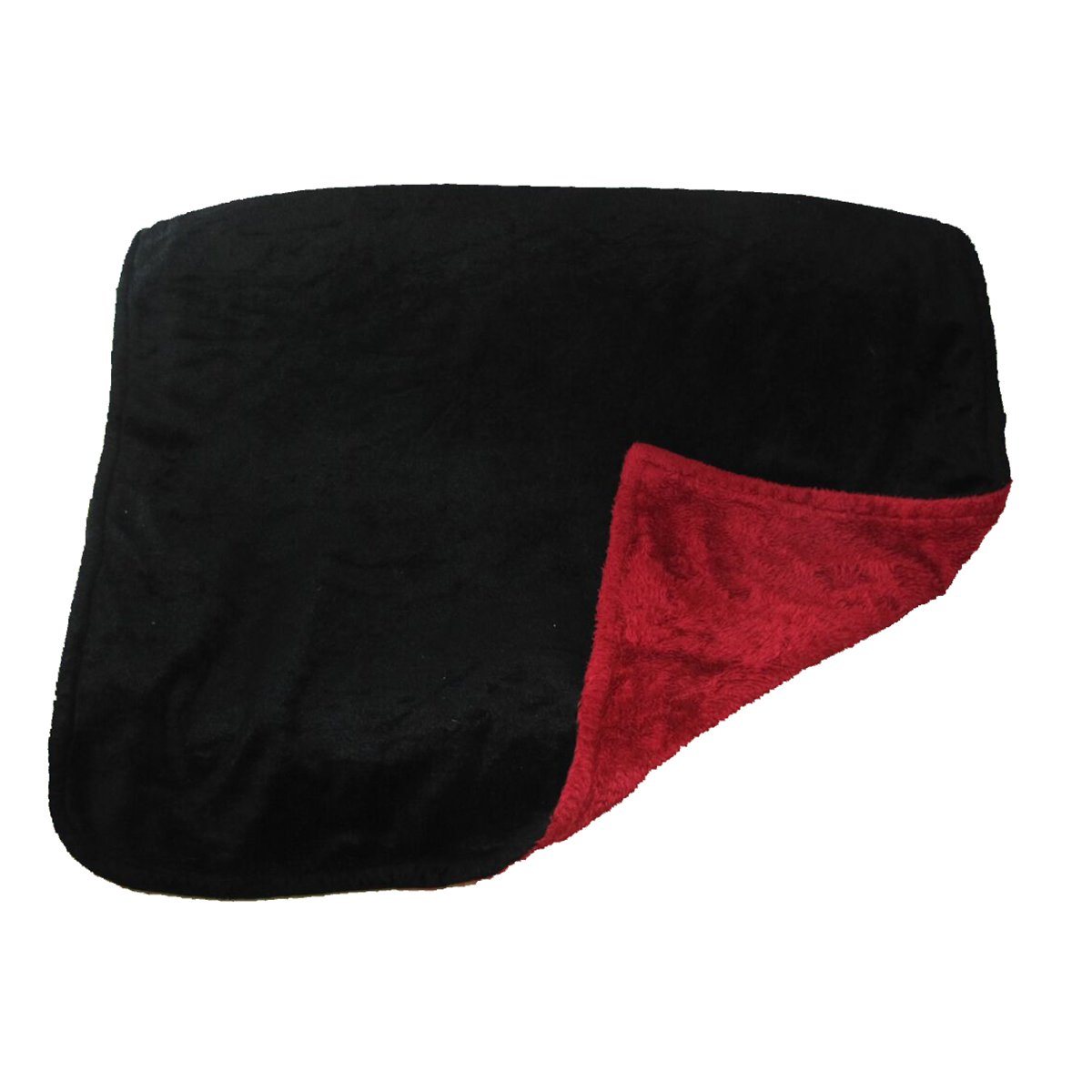 Amish Carriage Blanket, Maroon/Black, Large 52"x66" - Rustic Red Door Co.