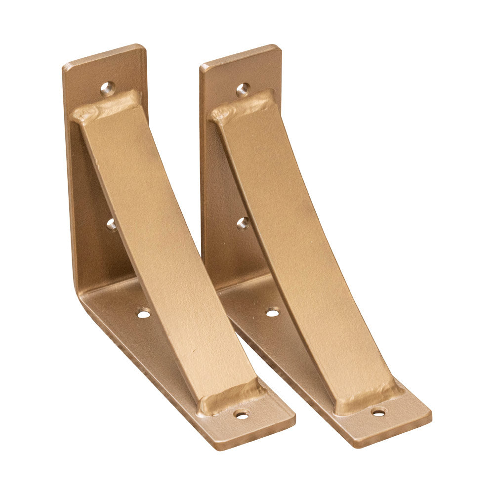 Bronze Shelf Brackets in Steel, 6x7