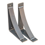 arched steel shelf brackets 10x12