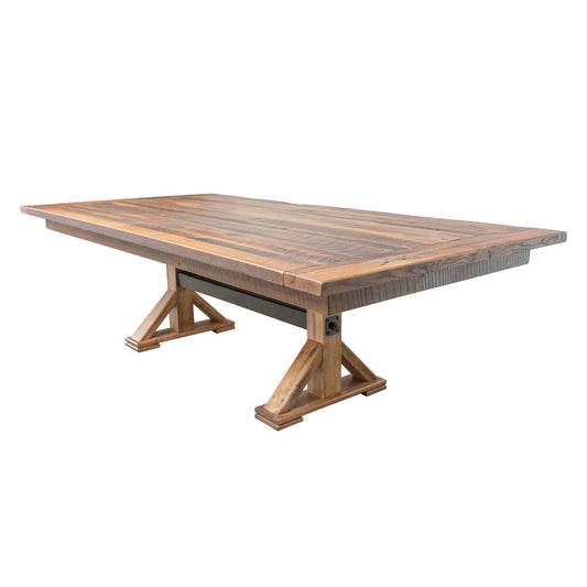 8' Arlington Provincial Barnwood Dining Table